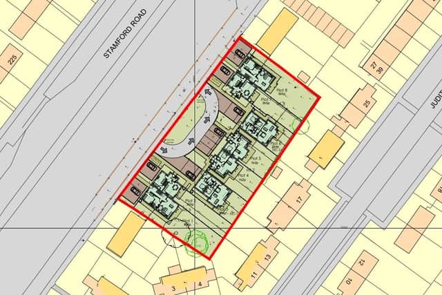 The development site plan