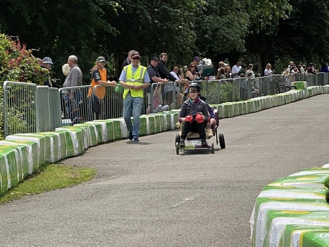 The crowds turned out for the event