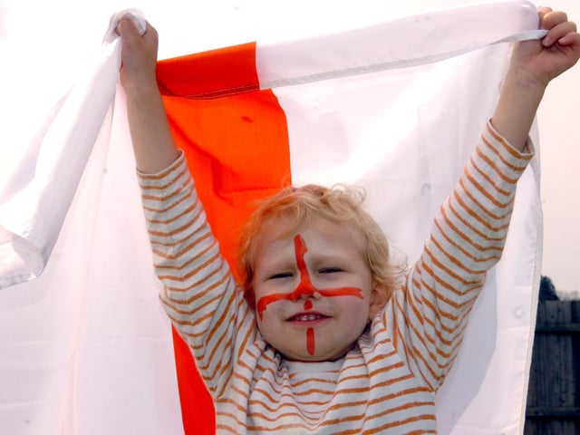 Corby: Rhyme time nursery Corby St George's Day Leo Tanser. 2008