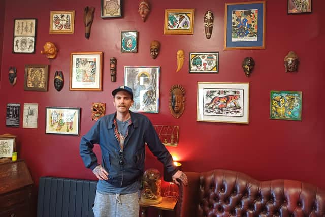 Max Kemp is the owner of Luel, a new tattoo shop in Thrapston