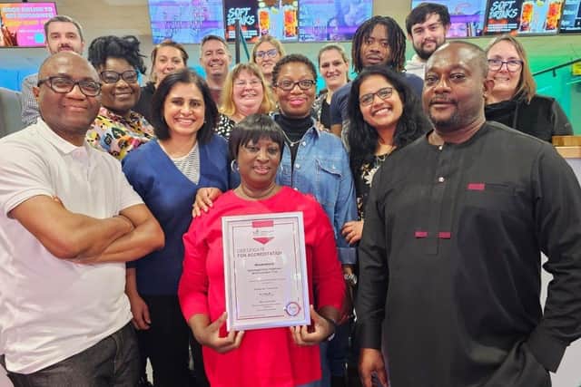 The Meadowbank ward team with their accreditation
