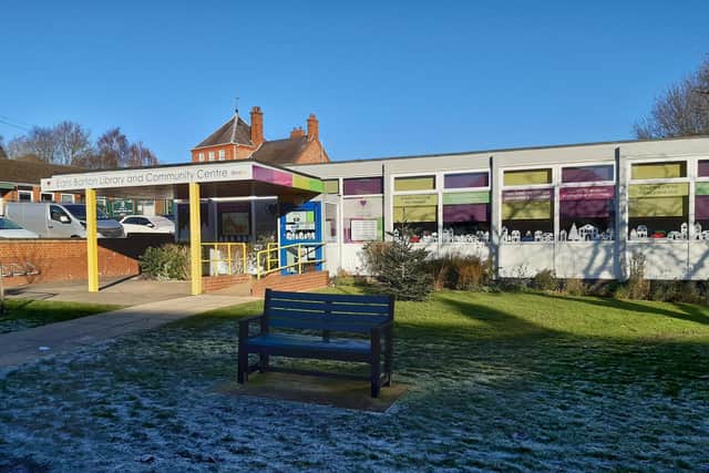 Earls Barton Library is getting into the Christmas spirit