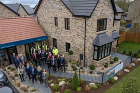 Guests at the VIP launch of the show home and sales office at Vistry East Midlands’ Bovis Homes Cotterstock Meadows location in Oundle