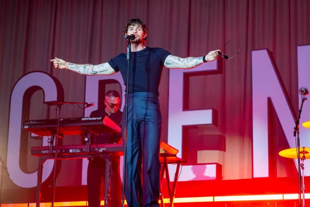 Tom Grennan headlining the third day of the Bedford Summer Sessions at Bedford Park on Saturday, July 4, 2026. Photo by David Jackson.