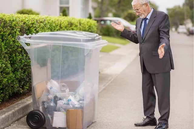 AI generated images of how the bins might look