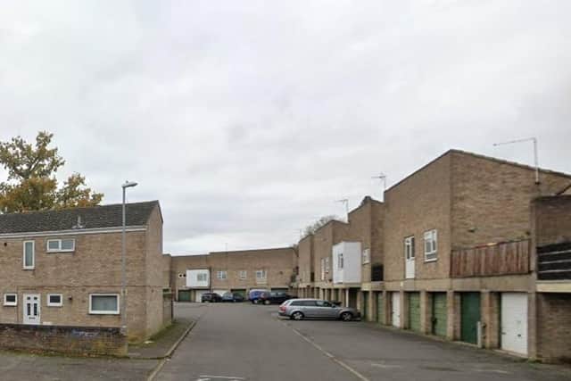 Quebec Close, Corby Image: Google
