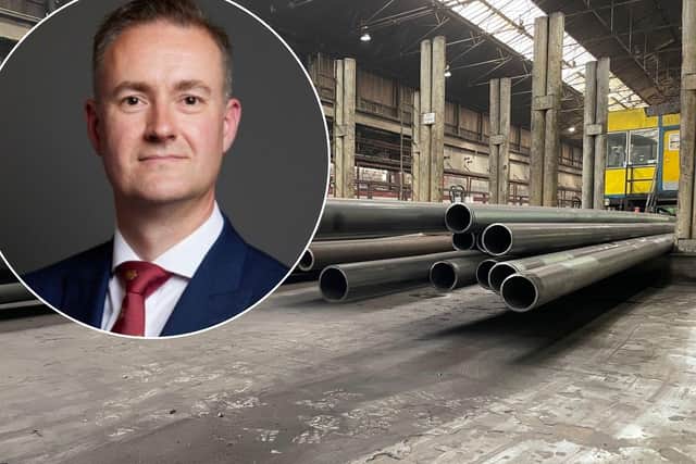 Chris McDonald MP has expressed his remorse for the family of a man killed at Corby tubeworks. Image: IMG / HM Government