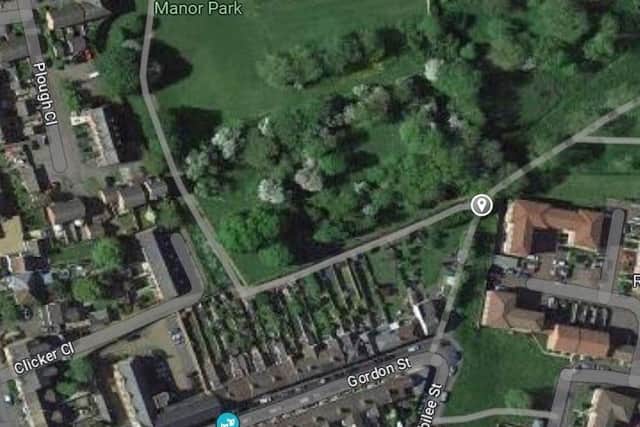 The incident took place where the grey pin is on this map