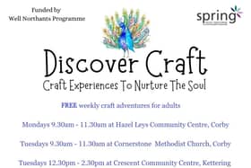 The craft sessions start next month
