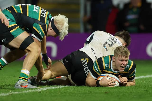 Tom Pearson produced a huge performance that included two tries (photo by David Rogers/Getty Images)