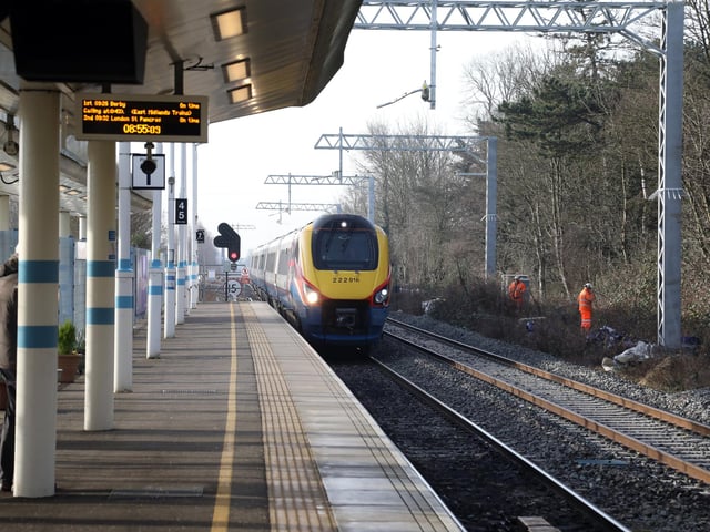 10th Anniversary: Corby: Corby Station celebrating 10th anniversary of new service 2019