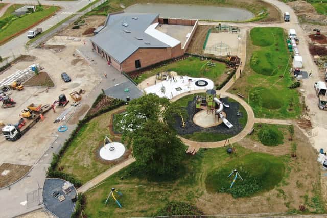 Play park launch celebrations at Glenvale