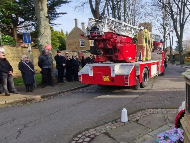Streets lined in honour of Corby firefighter Hilmi Say