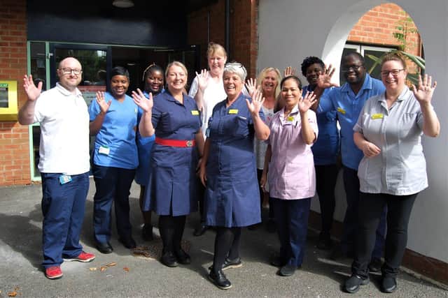 The team at the centre – ready to meet their first patients and families