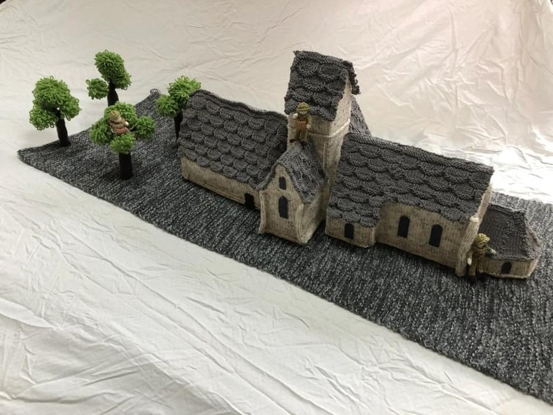 80th anniversary of D-Day marked with fabulous crochet and knitting display.