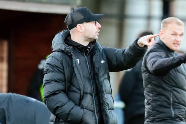 Jame Stone's Wellingborough Town were 3-0 winners over Boldmere St Michaels (Picture: Rob Webb)