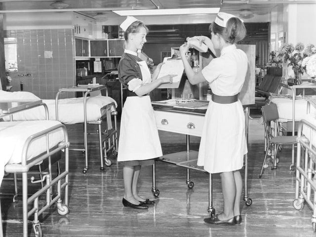 KGH nurses pictured in the 1960s.