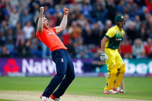 David Willey made his England debut in 2015 (Photo by Julian Finney/Getty Images)