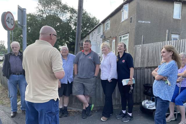Businessman Neil Campbell walked the route with the Northants Telegraph and spoke to residents of East Avenue