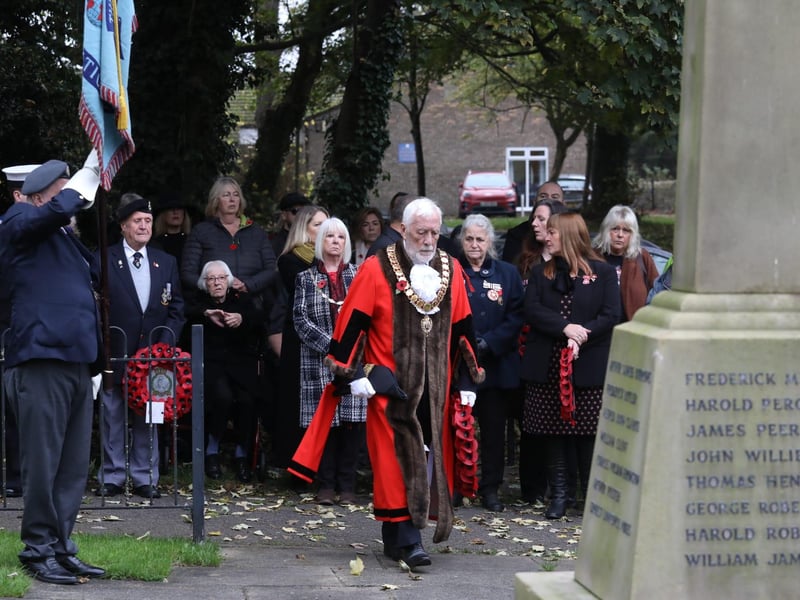 Corby Remembrance Sunday service :