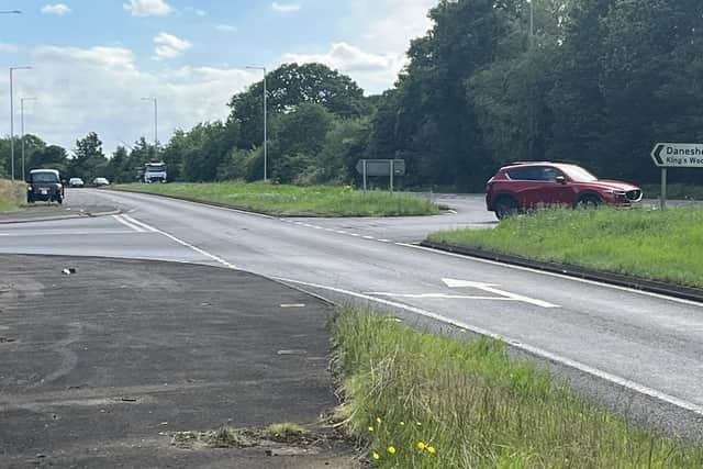 The junction crosses two carriageways of the A6003. Image: Cllr Simon Rielly / NationalWorld