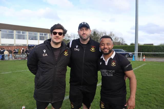 Coran Ashworth (left), Tom Cleary (middle), and Devon Reilly (right)