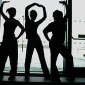 Dance pupils strike a pose - Sharon Sombach, 16, Melissa Owens, 15 and Abbie Stanford, 15. February 2009