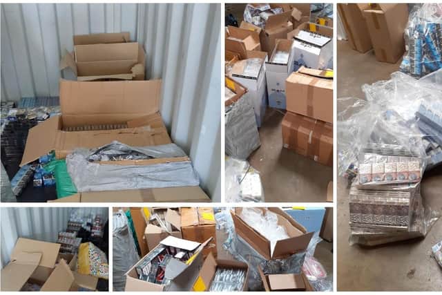 Police and Trading Standards officers have found illicit tobacco worth more than £250,000 in a self-storage unit in Kettering/Northants Police