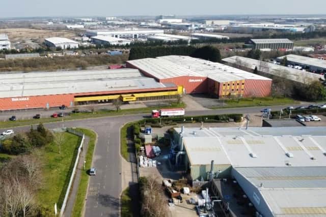 The Euramax site in Brunel Road is being marketed by Potter Learoyd