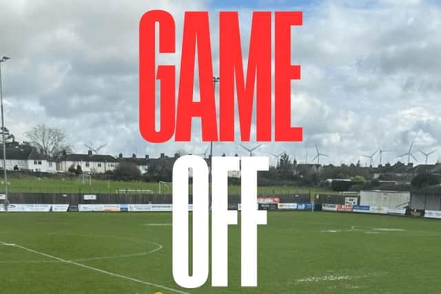 Kettering Town's match with Alvechurch was called off at the scheduled kick-off time of 3pm (Picture: ketteringtownfc.com)
