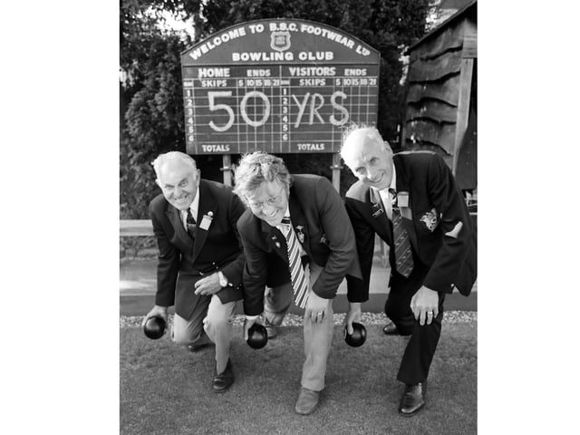 1984 LOCAL BOWLS CLUB PLAYERS 50 YEARS BSC FOOTWEAR CLUB