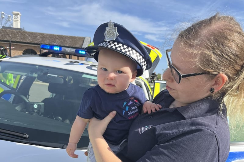 The 'Policeman Plod' event at Wicksteed Park was raising money for PC Jack Watts