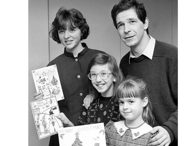 1988 BARCLAYS CHRISTMAS CARD COMP WINNERS KETTERING