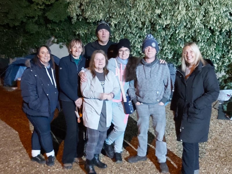 A wonderful team raising awareness and money for Wellingborough's Daylight Centre