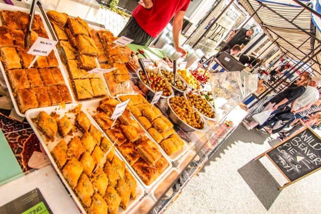 A food stall at a previous food festival organised by CJ's Events Warwickshire