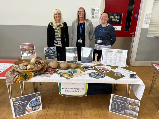 Pen Green & Kingswood Children's Centre attends Community Showcase at Oakley Vale Primary School