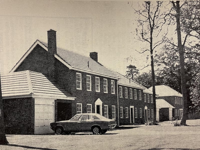 The grand houses in Kingsbrook were built in a mock-Georgian style and were among only a few to be privately-sold on the brand new Kingswood estate.