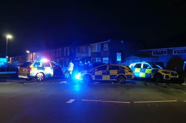 Pictures from the scene in Southampton Road last Saturday