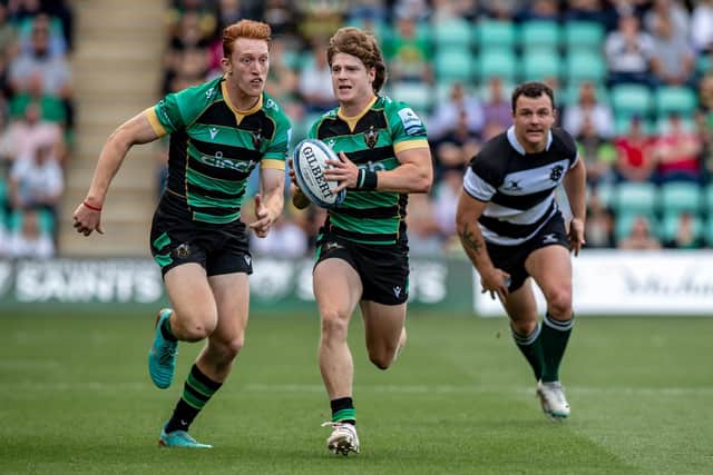 Jake Garside shone for Saints (picture: Ketan Shah)