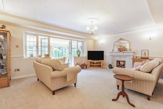 The property has plenty of entertaining space, plus traditional features throughout.