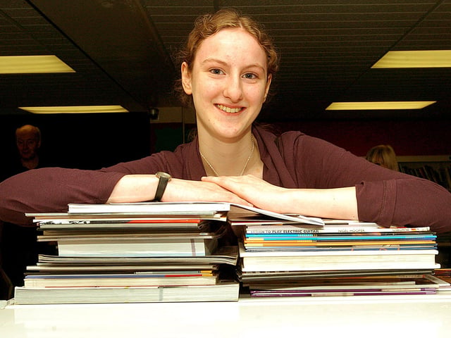 Super student Charlotte Alexander on A-level results day 2008