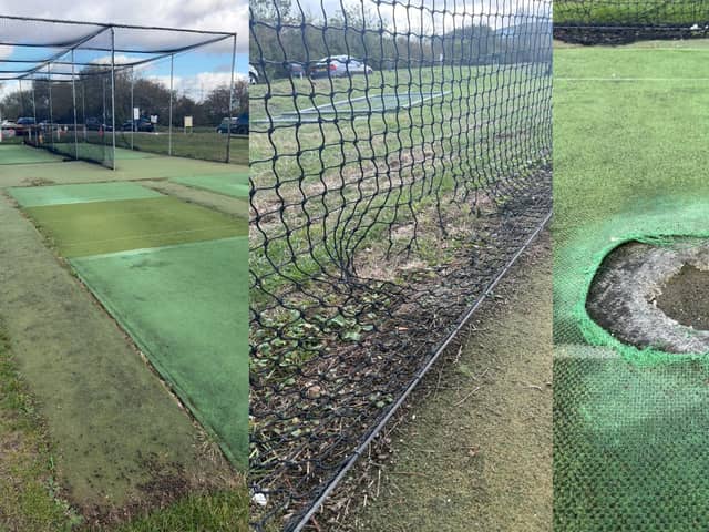 Training nets at Wellingborough Old Grammarians Cricket Club in Sywell Road are no longer fit for purpose.