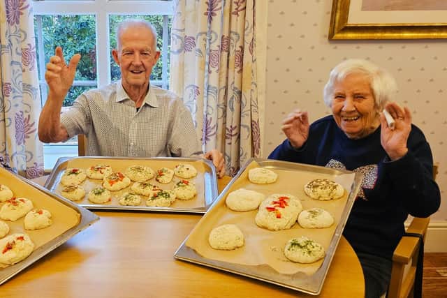 Celebrating National Baking Week at Elm Bank Care Home in Kettering.