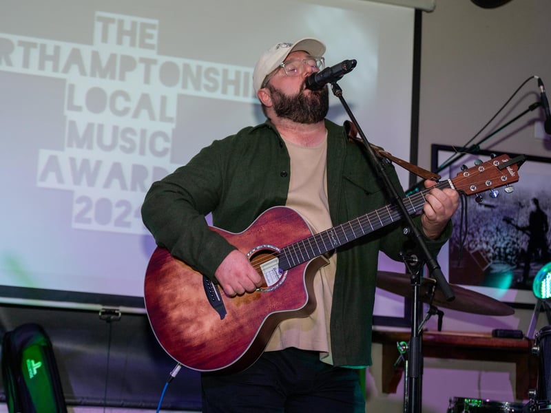 Singer songwriter Maddox Jones performed at the start of the ceremony.