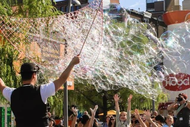 The Giant Bubble Activity