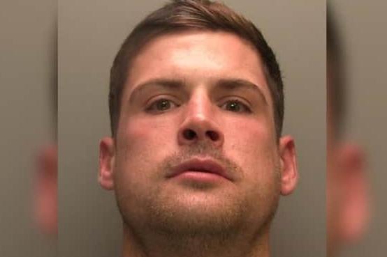 The 35-year-old, of no fixed address, with a string of convictions for violent robberies was jailed for nine years after a court heard he threatened a worker at a Kettering bookies with a meat cleaver before fleeing with £400 cash from a gaming machine in June last year — just a week after also targeting a betting shop in Lincolnshire.