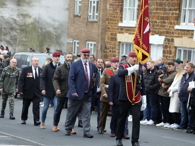Wellingborough Remembrance Day parade 2022