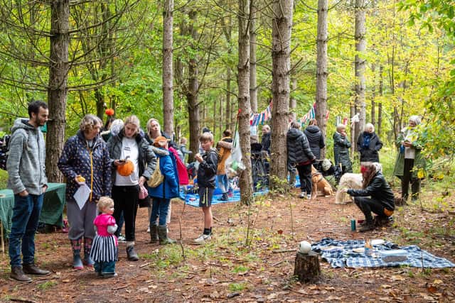 The Save Weekley Hall Wood campaign family fun day was a success. Picture by Simon Eppey.