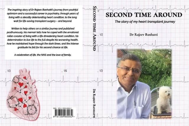 The book tells the story of Rajeev’s career helping others, living with a steadily deteriorating heart condition, and his long wait for life-saving surgery.