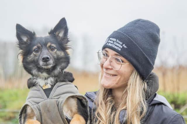 Lara Jones, SPA Engagement Officer and Korra/Wildlife Trust for Beds, Cambs and Northants